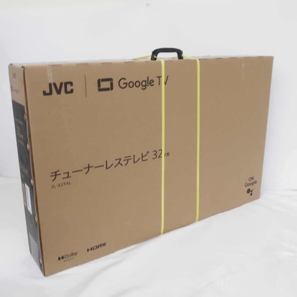 JVC ジェイブイシー テレビ JL-32T4L 32V型チューナーレステレビ Google TV搭載 未使用品