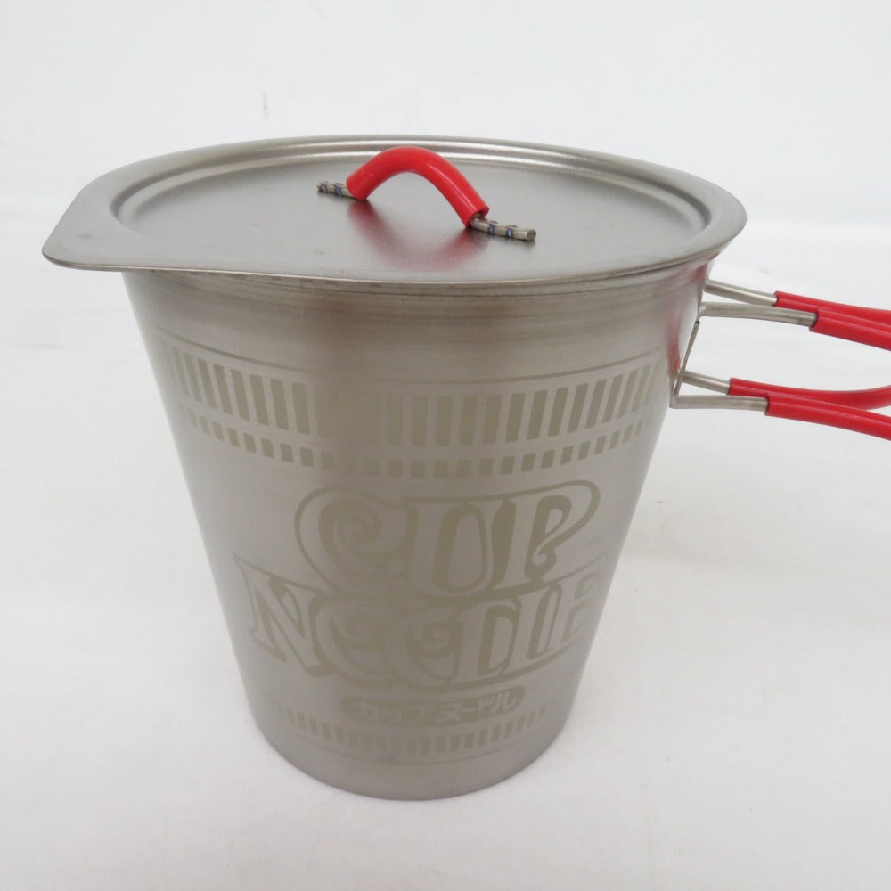 【最終価格】　カップヌードル チタンクッカー 日清食品 調理器具 鍋 カップヌードル型チタンクッカー od