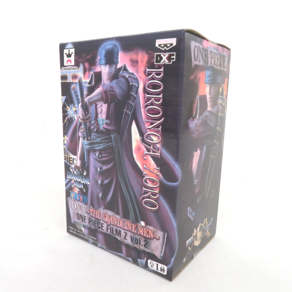 CRANEKING ワンピース DXF ロロノア・ゾロ ～THE GRANDKLINE MEN～ ONE PIECE FILM Z vol.2 外箱イタミ有 BANPRESTO バンプレスト フィギュア 未開封品