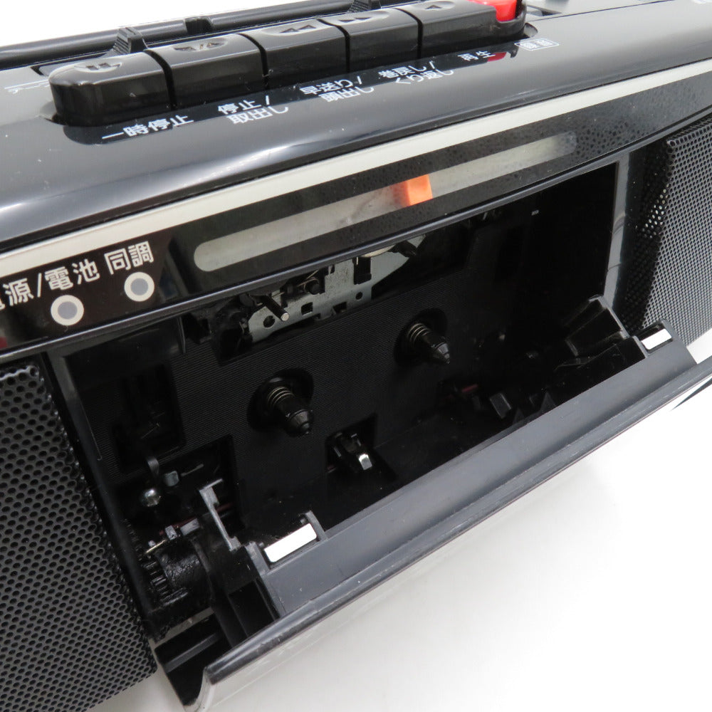 Panasonic パナソニック オーディオ機器 ステレオラジオ カセットレコーダー ラジカセ ブラック RX-FS27