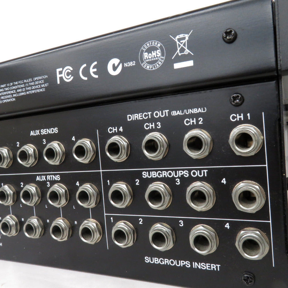Alto アルト 音響機材 USBインターフェイス内蔵ミキサ ZMX124FX USB
