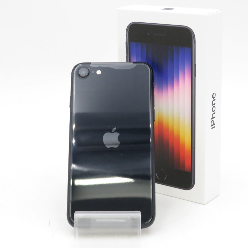 Apple iPhone SE（第3世代） 楽天モバイル版 64GB MMYC3J/A ミッドナイト ネットワーク利用制限○ 2022年 SIMロックなし 開封済み 未使用品