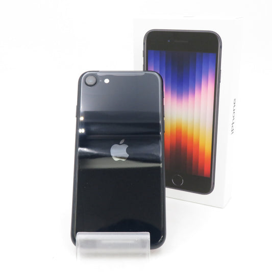 Apple iPhone SE（第3世代） docomo版 64GB MMYC3J/A ミッドナイト ネットワーク利用制限○ 2022年 SIMロックなし 開封済 未使用品