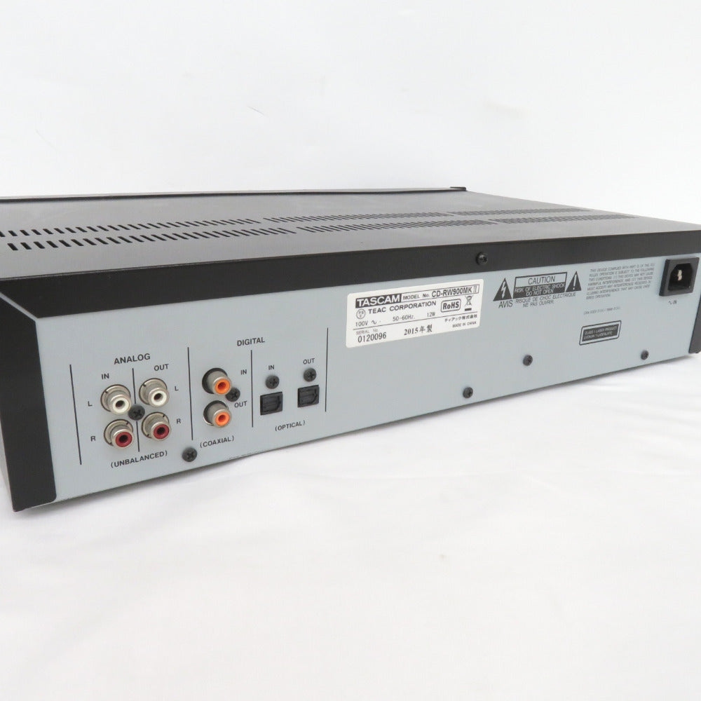 ティアック TASCAM (タスカム)  CDレコーダー/プレーヤー 業務用CDレコーダー CD-RW900MKII ※リモコン欠品