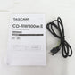 ティアック TASCAM (タスカム)  CDレコーダー/プレーヤー 業務用CDレコーダー CD-RW900MKII ※リモコン欠品