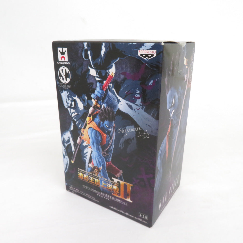 CRANEKING ワンピース SCultures BIG 造形王頂上決戦3 Vol.3 ナイトメアルフィ テープ二重貼 箱にイタミ有 BANPRESTO バンプレスト