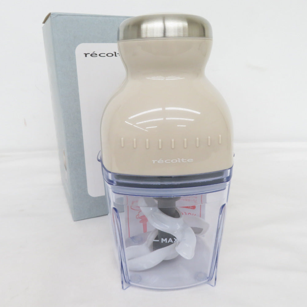 recolte レコルト キッチン家電 カプセルカッター ボンヌ Capsule Cutter Bonne フードプロセッサー クリームホワイト  RCP-3(W)