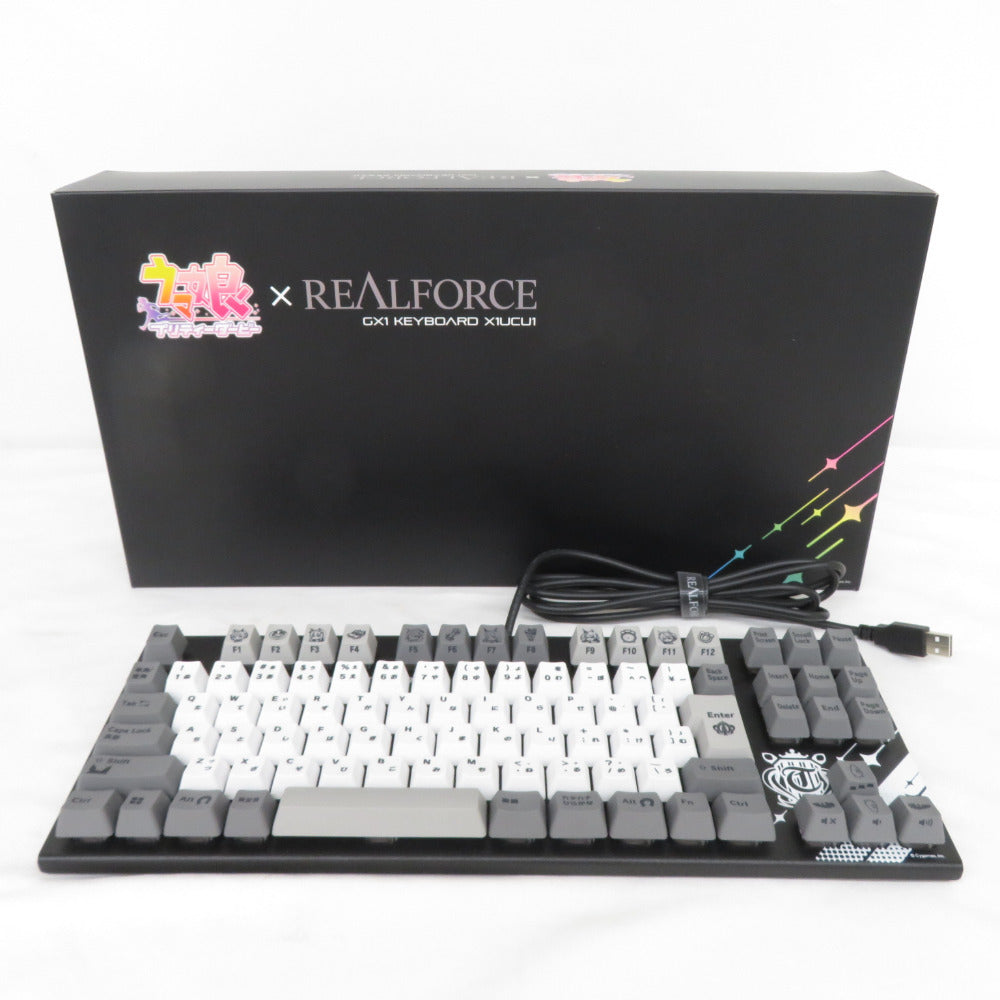 東プレ (トウプレ) ゲーム周辺機器 ゲーミングキーボード ウマ娘 プリティーダービー × REALFORCE GX1 X1UCU1 美品