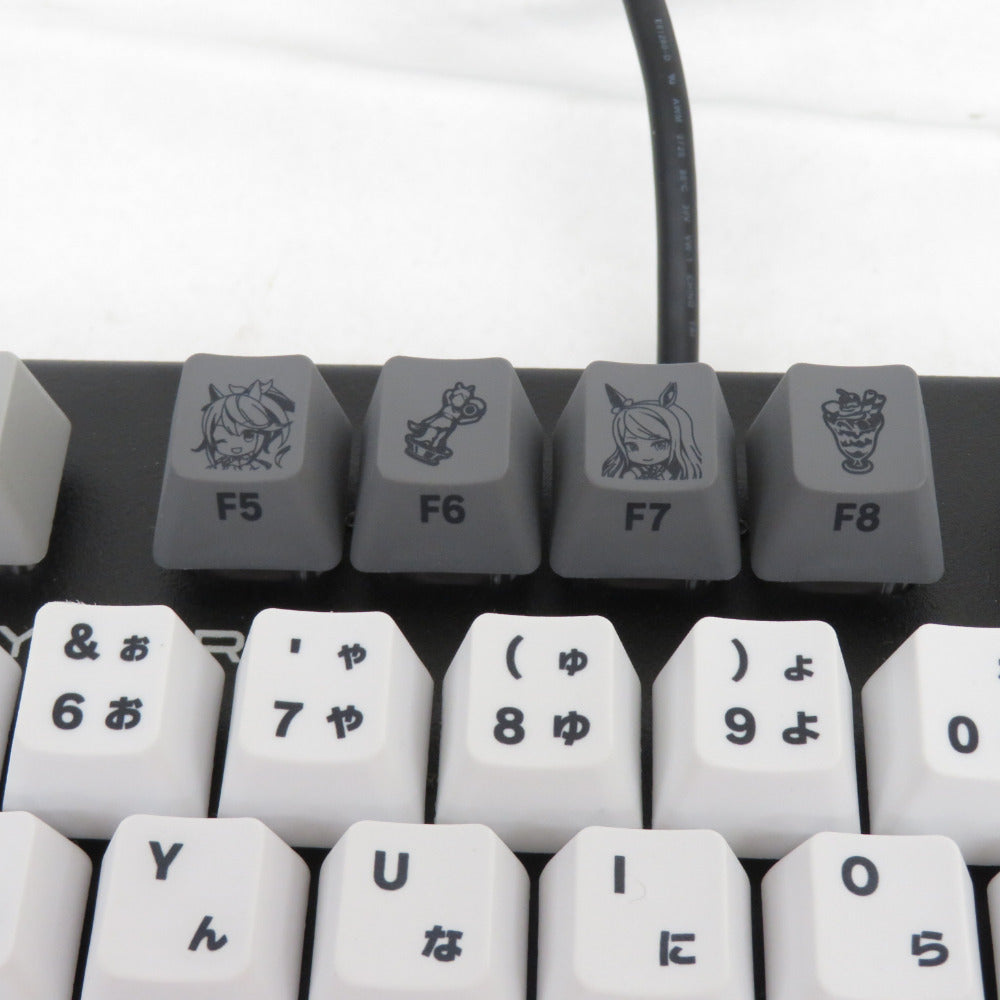 東プレ (トウプレ) ゲーム周辺機器 ゲーミングキーボード ウマ娘 プリティーダービー × REALFORCE GX1 X1UCU1 美品
