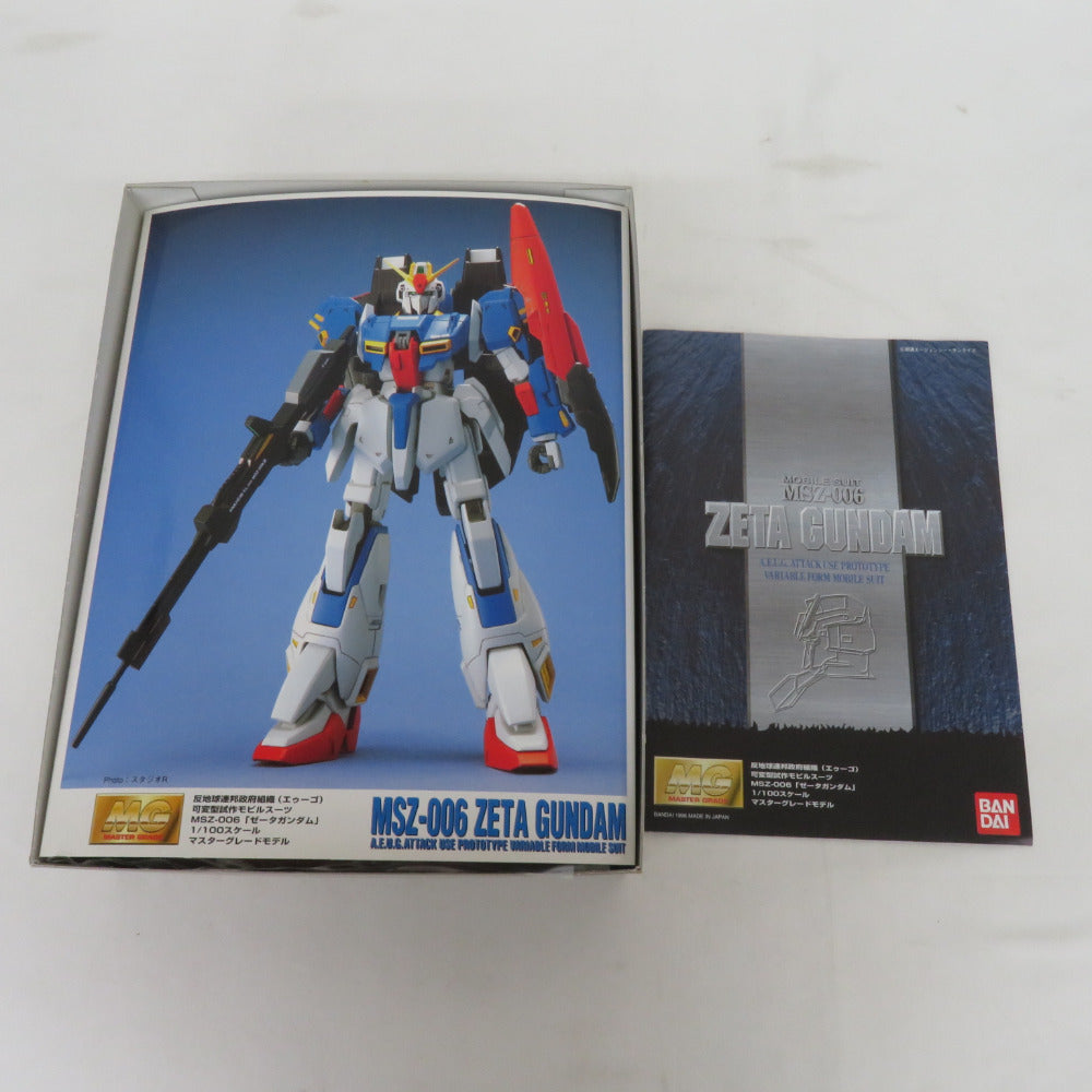 BANDAI MG 1/100 MSZ-006 Zガンダム 機動戦士Zガンダム 未組立品 箱イタミ有 バンダイ プラモデル