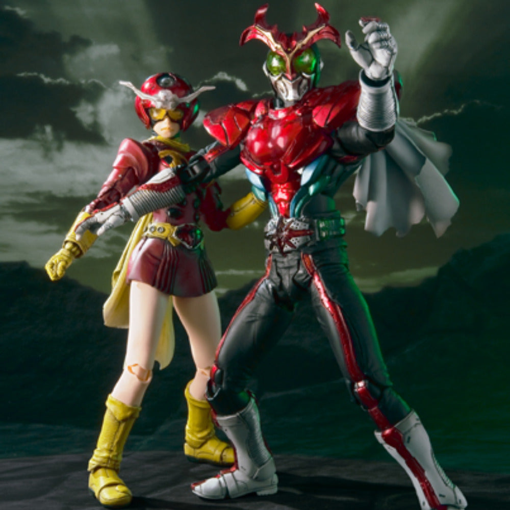 S.I.C. Vol.55 仮面ライダーストロンガー&電波人間タックル 2体セット 発光ギミック搭載 BANDAI バンダイ フィギュア 未開封品