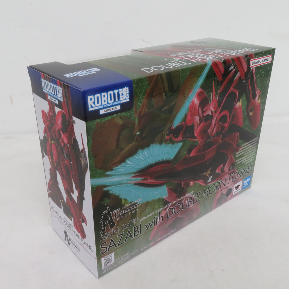 未開封品 ロボット魂 ＜SIDE MS＞ MSN-04FF サザビー ダブル・ホーン・ファンネル装備 機動戦士ガンダム 逆襲のシャア 魂ウェブ商店限定 輸送箱付き ロボットダマシイ フィギュア