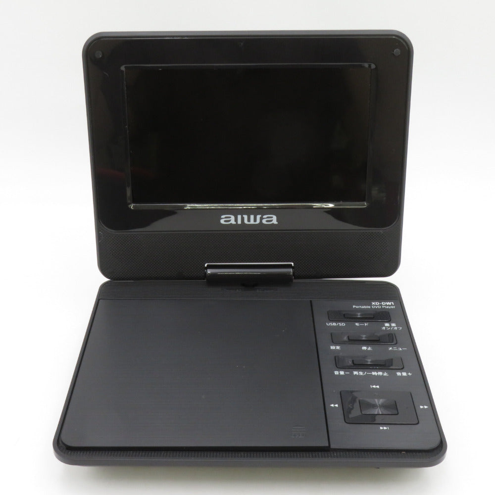 AIWA アイワ  7インチ ポータブルDVDプレーヤー XD-DW1 ※リモコン欠品 XD-DW1