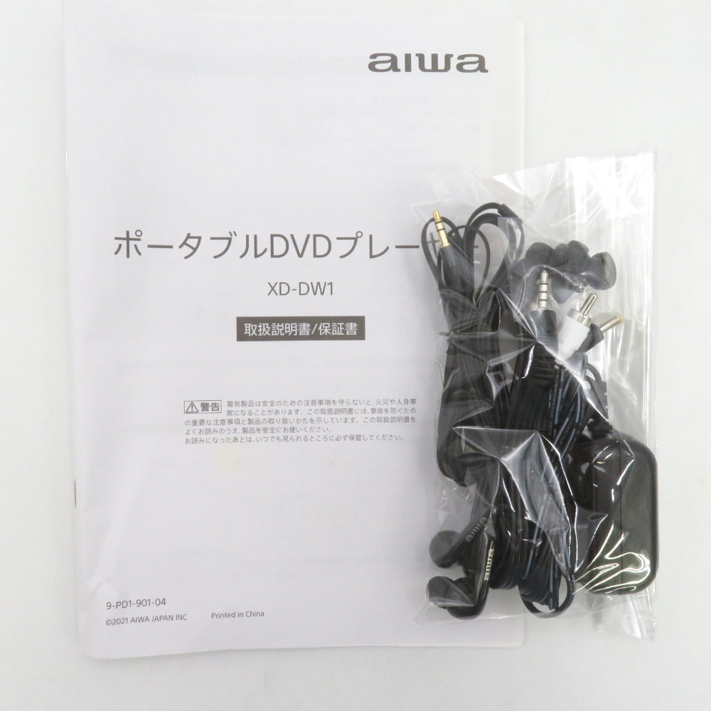 AIWA アイワ  7インチ ポータブルDVDプレーヤー XD-DW1 ※リモコン欠品 XD-DW1