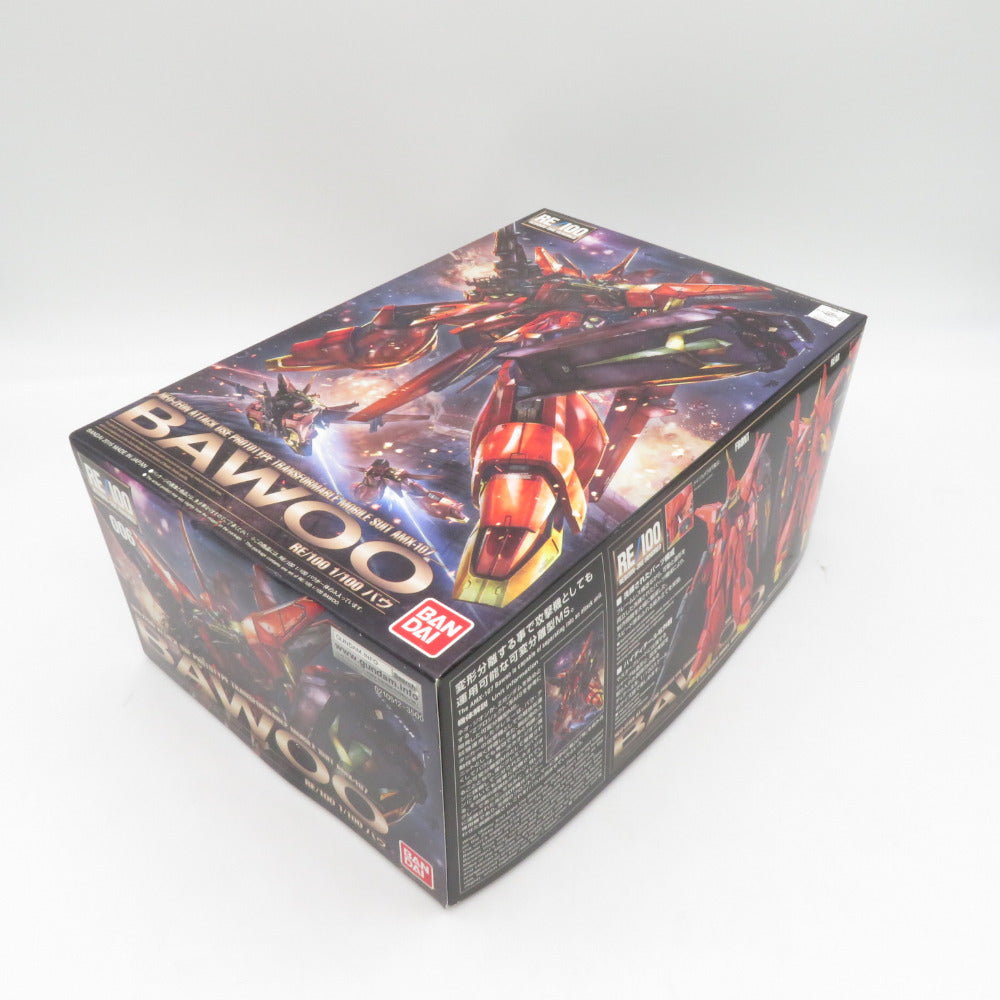 BANDAI 未組立品 RE/100 1/100 AMX-107 バウ 機動戦士ガンダムZZ 箱イタミ有 バンダイ プラモデル