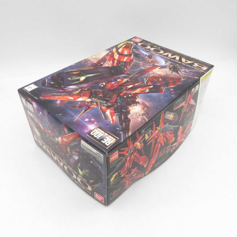 BANDAI 未組立品 RE/100 1/100 AMX-107 バウ 機動戦士ガンダムZZ 箱イタミ有 バンダイ プラモデル