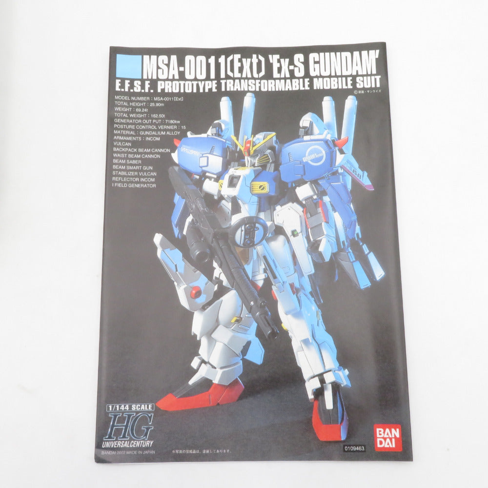 BANDAI 未組立品 HGUC 1/144 EX-Sガンダム ガンダム・センチネル 箱イタミ有 バンダイ プラモデル
