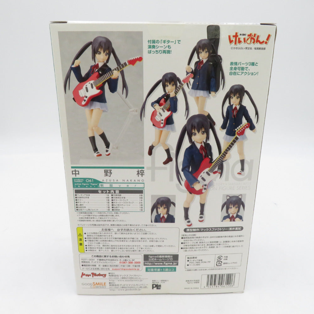 figma けいおん! 中野 梓 制服ver. figma マックスファクトリー フィグマ フィギュア 未開封品