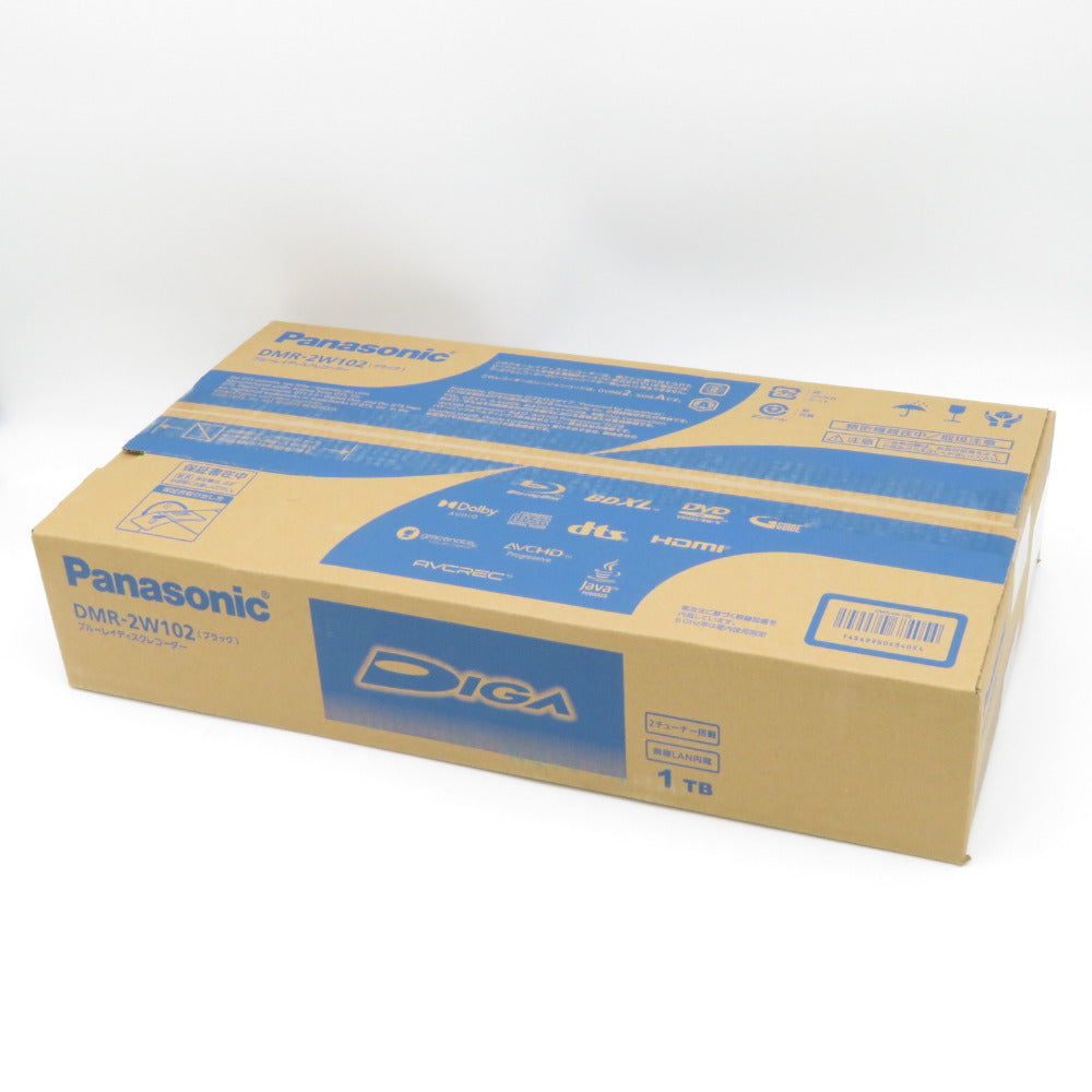 Panasonic DIGA (パナソニック ディーガ) レコーダー ブルーレイディスクレコーダー 2チューナー 1TB DMR-2W102 未開封品