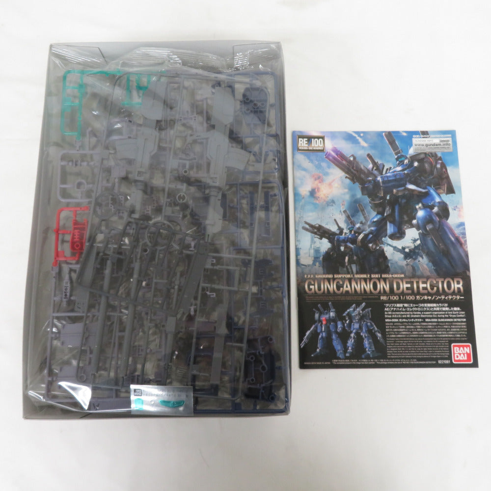 未組立品  RE/100 1/100 ガンキャノン・ディテクター [機動戦士ガンダムUC Episode 4「重力の井戸の底」] BANDAI バンダイ プラモデル