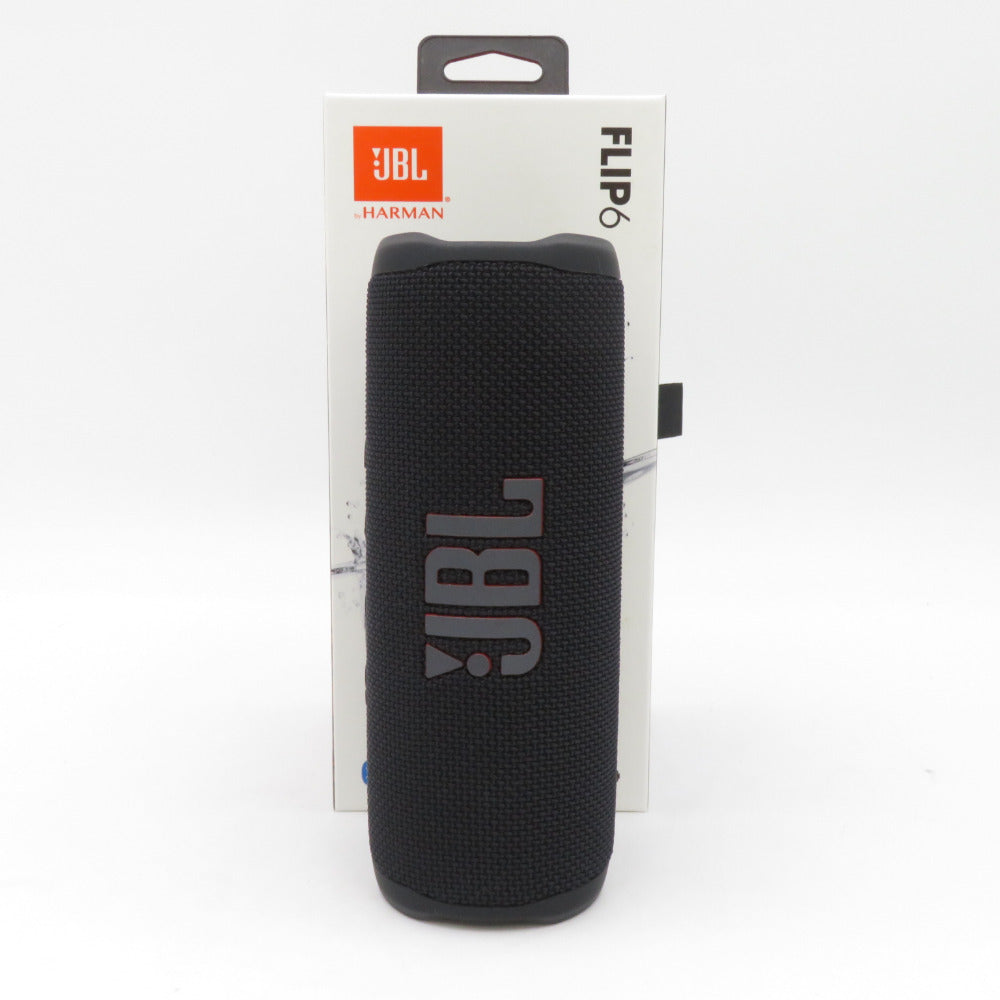 JBL FLIP (ジェービーエル フリップ) オーディオ機器 Flip6 ワイヤレススピーカー ブラック TypeCケーブル欠品 JBLFLIP6BLK