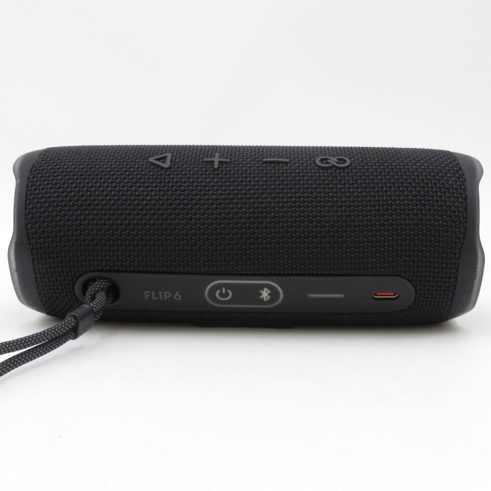 JBL FLIP (ジェービーエル フリップ) オーディオ機器 Flip6 ワイヤレススピーカー ブラック TypeCケーブル欠品 JBLFLIP6BLK