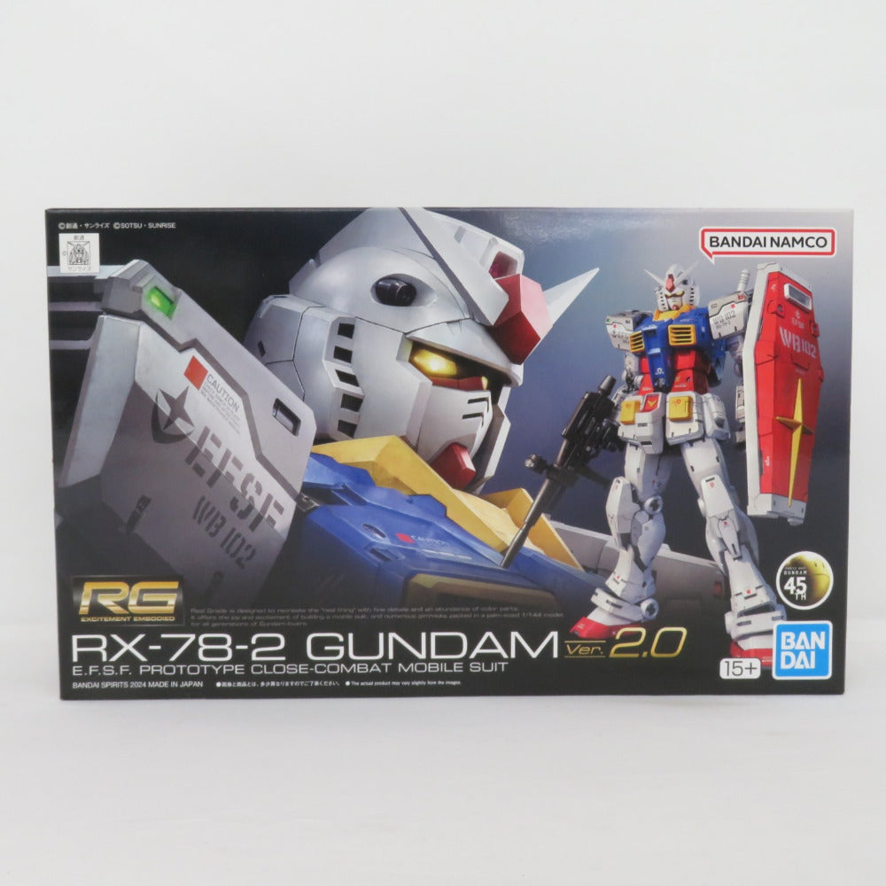 BANDAI SPIRITS RG 1/144 RX-78-2 ガンダム Ver.2.0 機動戦士ガンダム 未組立品 バンダイスピリッツ プラモデル
