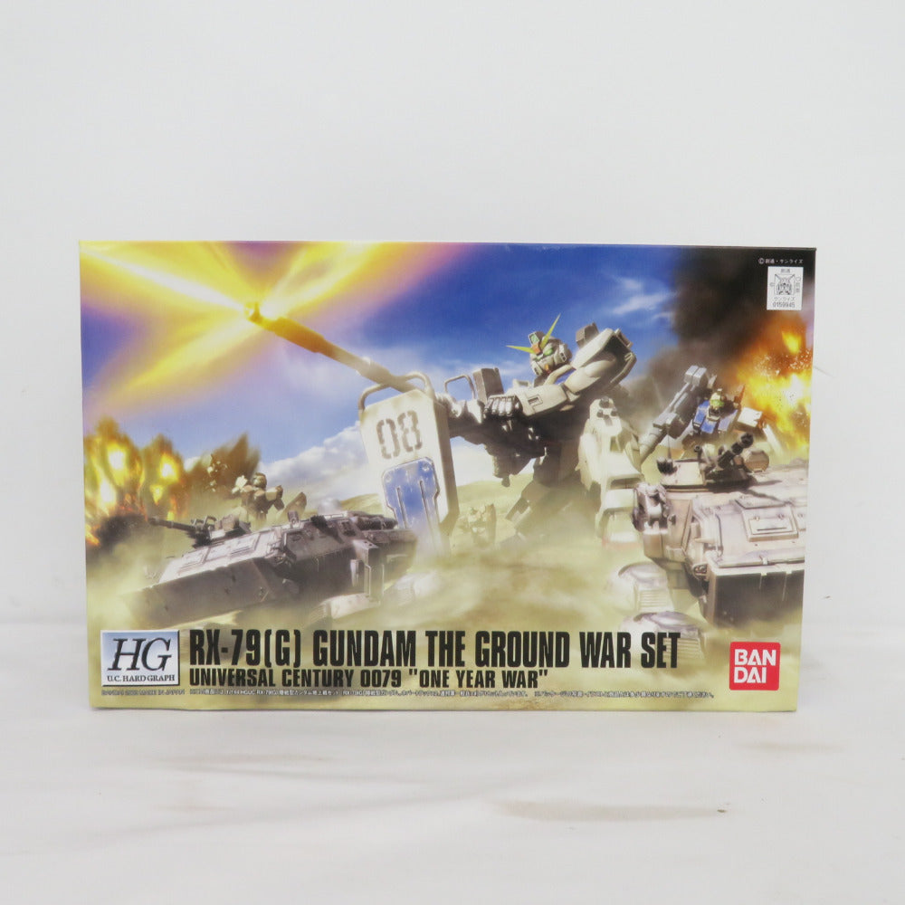 BANDAI HGUC 1/144 陸戦型ガンダム 地上戦セット 機動戦士ガンダム MSイグルー2 重力戦線 未組立品 箱イタミ有 バンダイ プラモデル