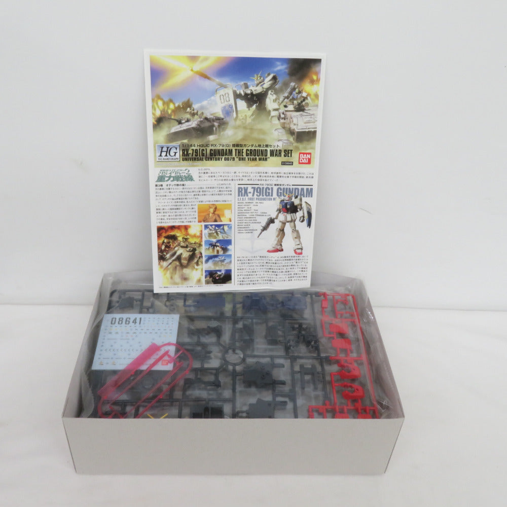 BANDAI HGUC 1/144 陸戦型ガンダム 地上戦セット 機動戦士ガンダム MSイグルー2 重力戦線 未組立品 箱イタミ有 バンダイ プラモデル
