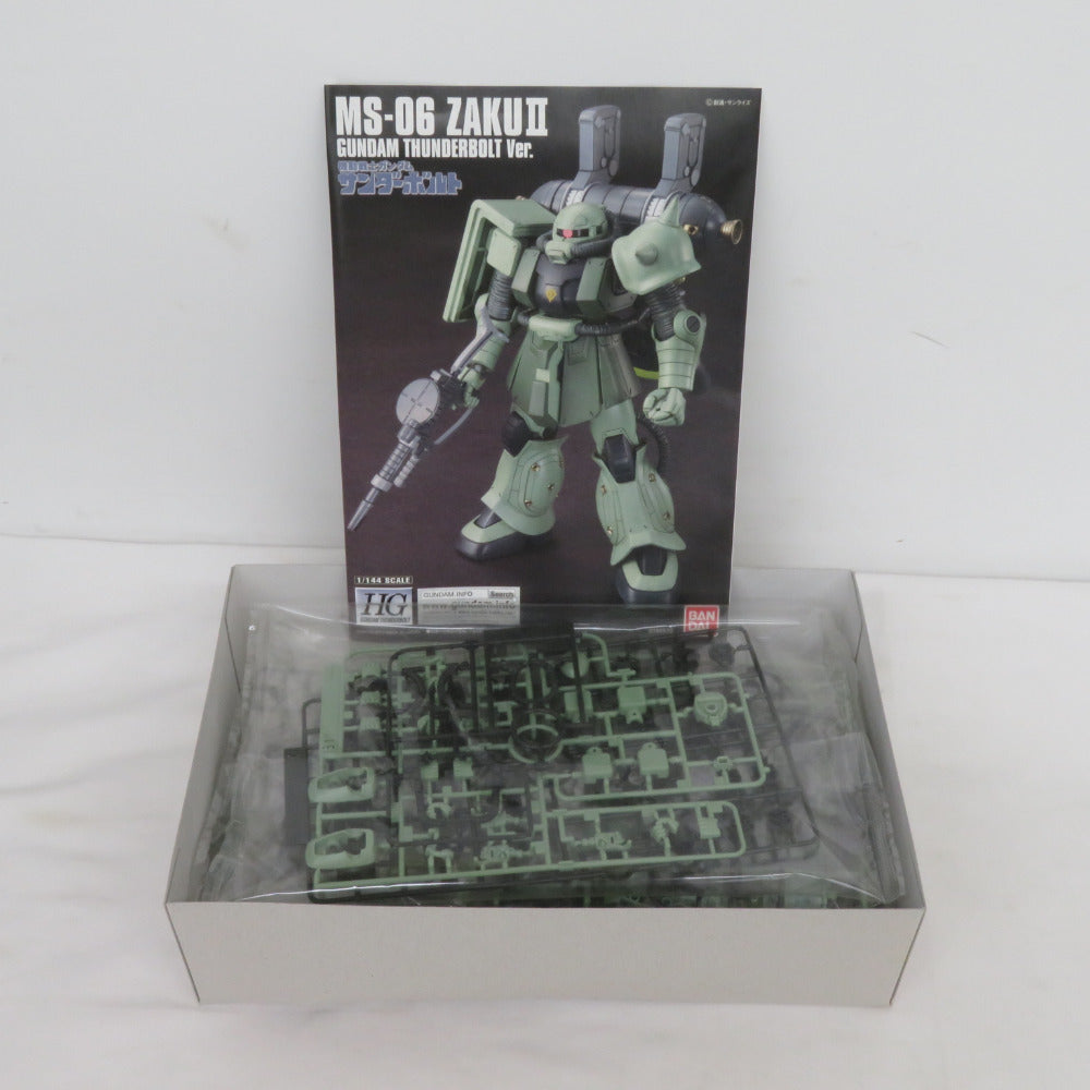 BANDAI HG 1/144 量産型ザク（ガンダムサンダーボルト版）機動戦士ガンダム サンダーボルト 未組立品 箱イタミ有 バンダイ プラモデル