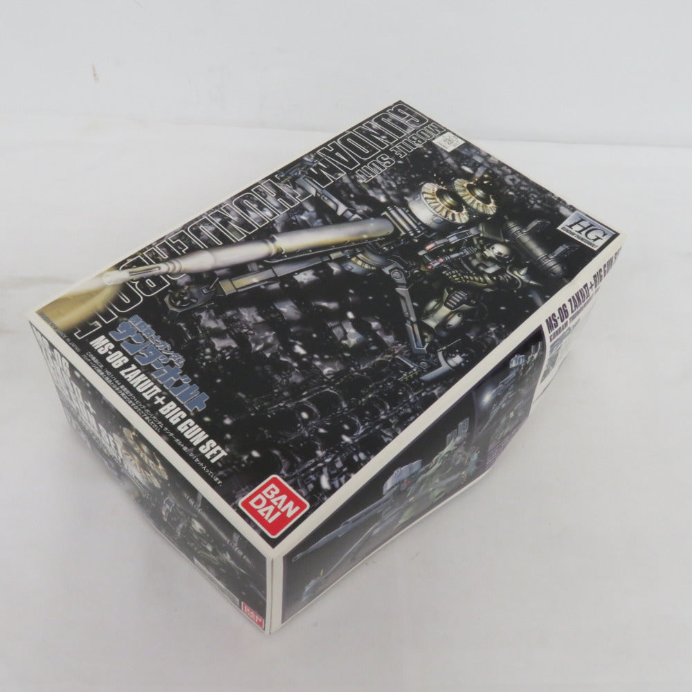 BANDAI HG 1/144 量産型ザク＋ビッグガン (ガンダムサンダーボルト版) 機動戦士ガンダム サンダーボルト 未組立品 箱・取説イタミ有 バンダイ プラモデル
