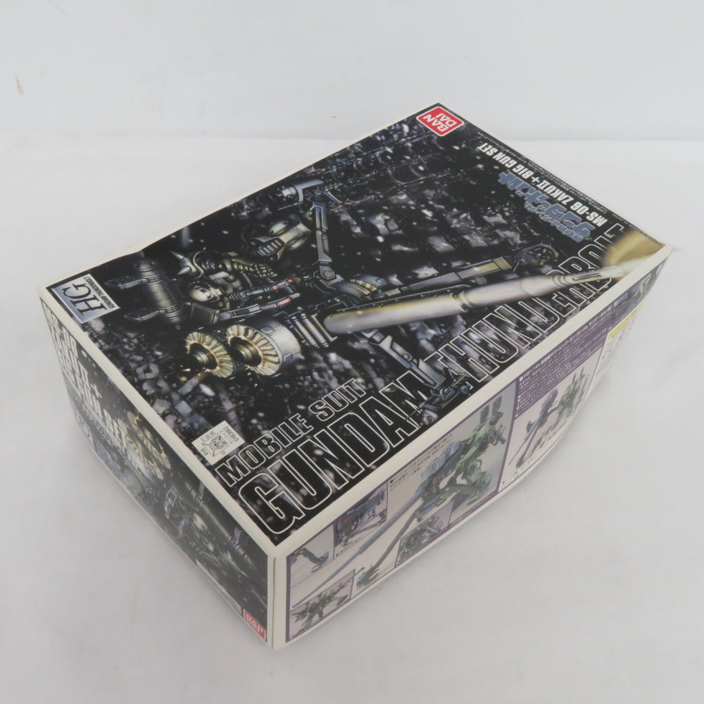 BANDAI HG 1/144 量産型ザク＋ビッグガン (ガンダムサンダーボルト版) 機動戦士ガンダム サンダーボルト 未組立品 箱・取説イタミ有 バンダイ プラモデル