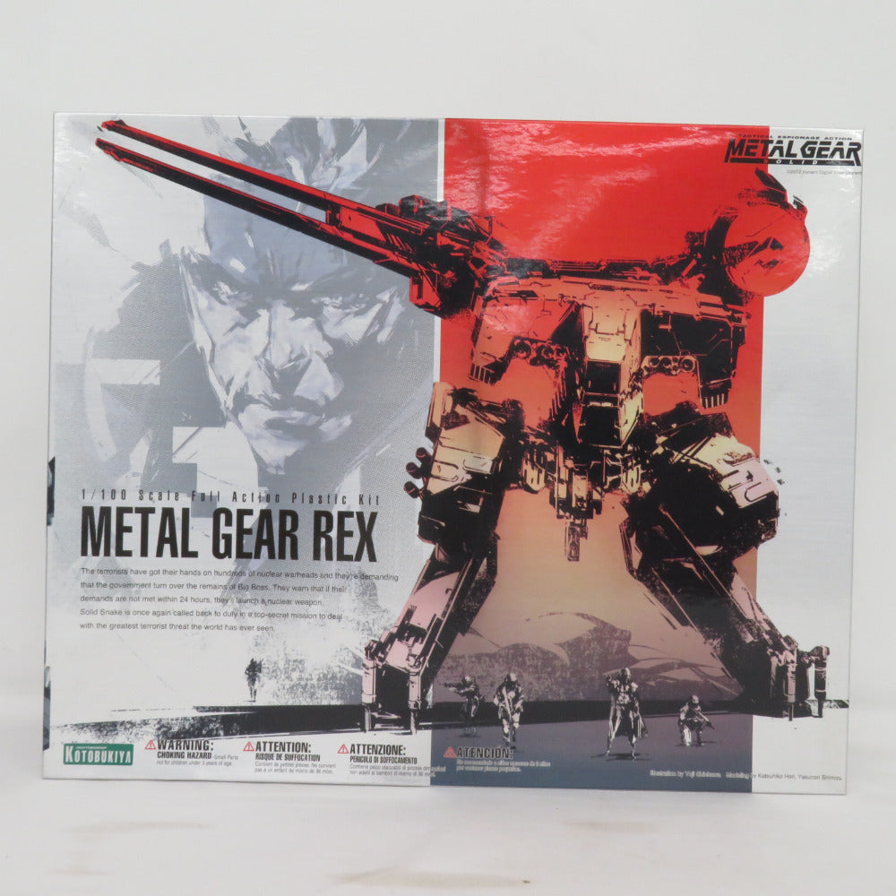 KOTOBUKIYA 1/100 METAL GEAR REX KP221 METAL GEAR SOLID メタルギアソリッド 未組立品 箱イタミ有 コトブキヤ プラモデル