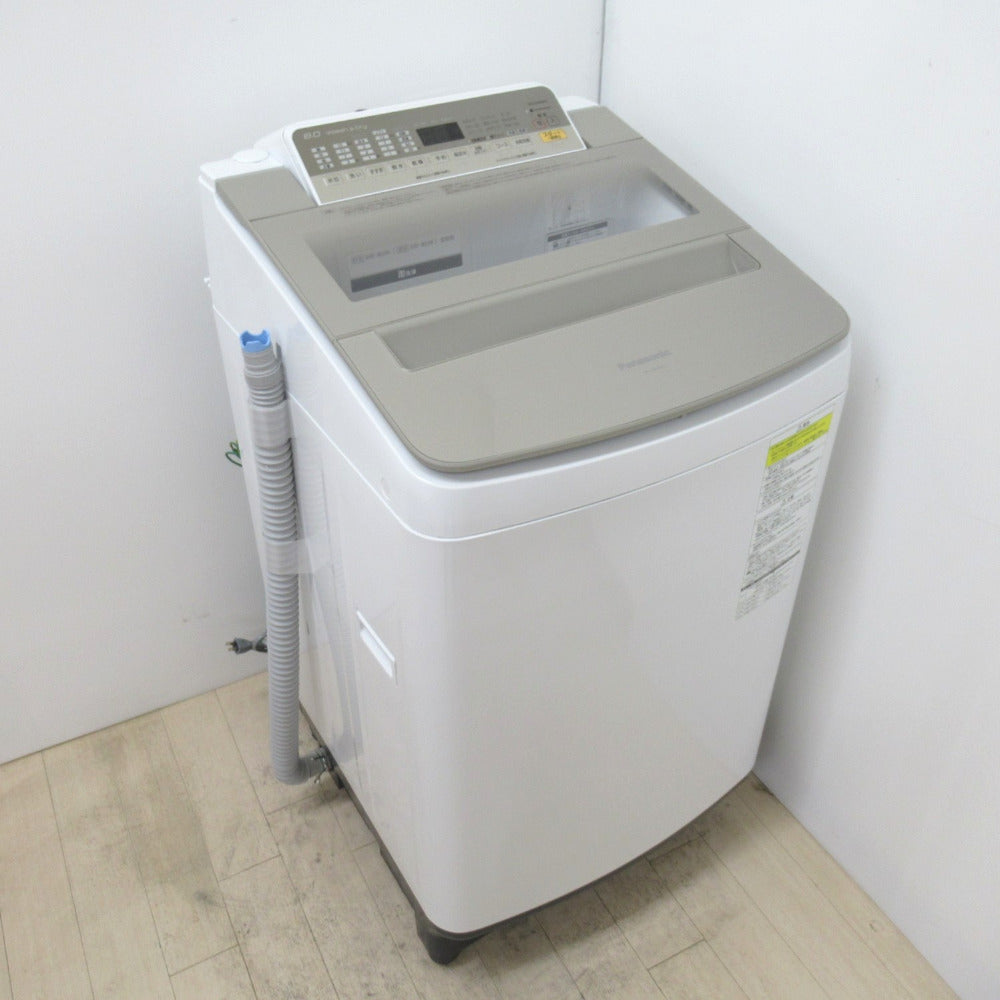 Panasonic パナソニック 洗濯乾燥機 NA-FW80S5 8.0kg 2017年製 シャンパン 洗浄・除菌済み