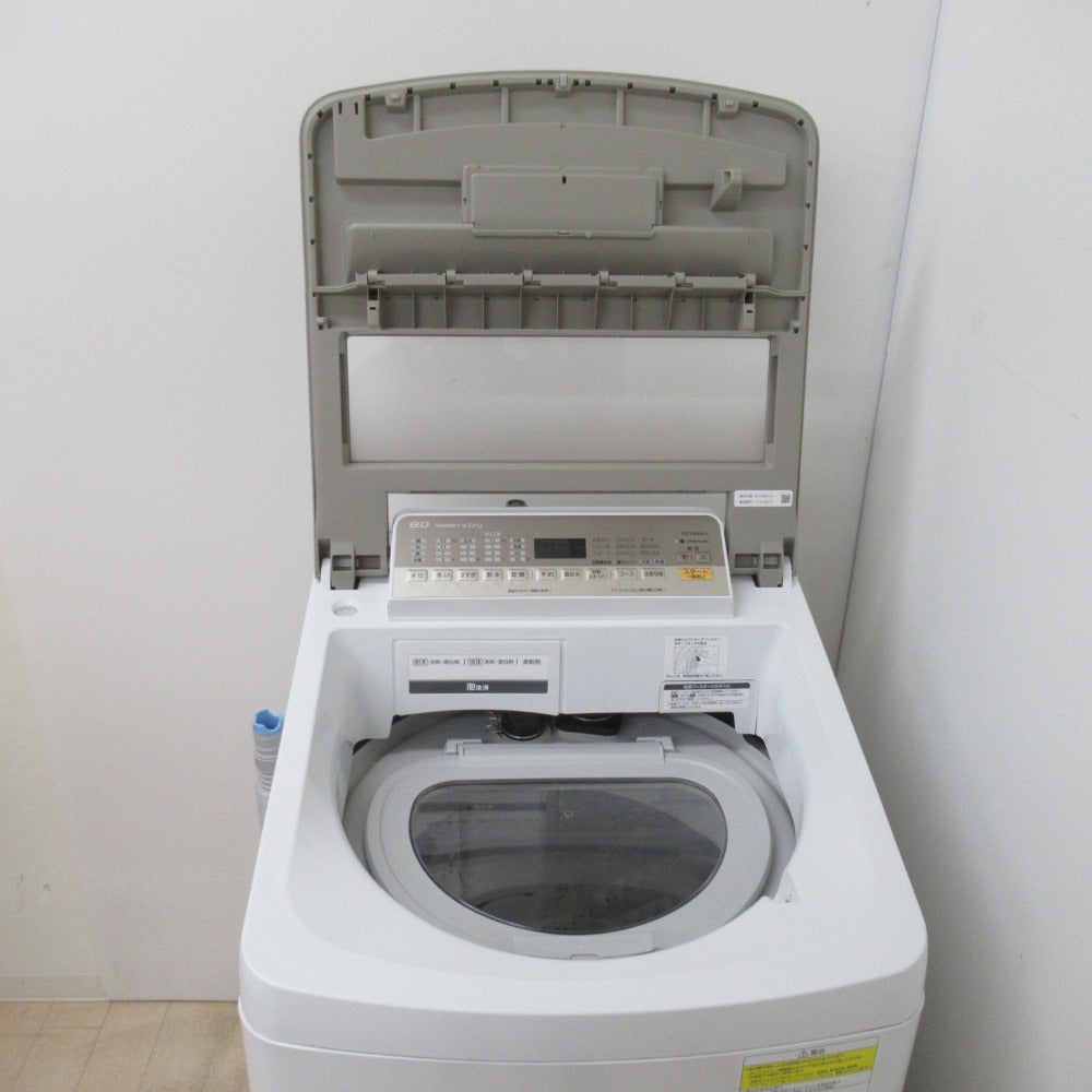Panasonic パナソニック 洗濯乾燥機 NA-FW80S5 8.0kg 2017年製 