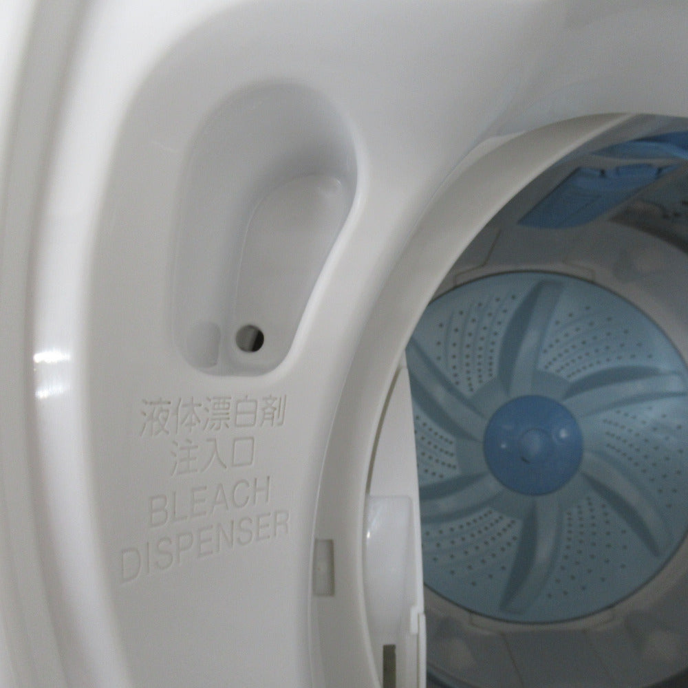 TOSHIBA 東芝 全自動電気洗濯機 AW-5G6 5.0kg 2019年製 グランホワイト 簡易乾燥機能付 一人暮らし 洗浄・除菌済み