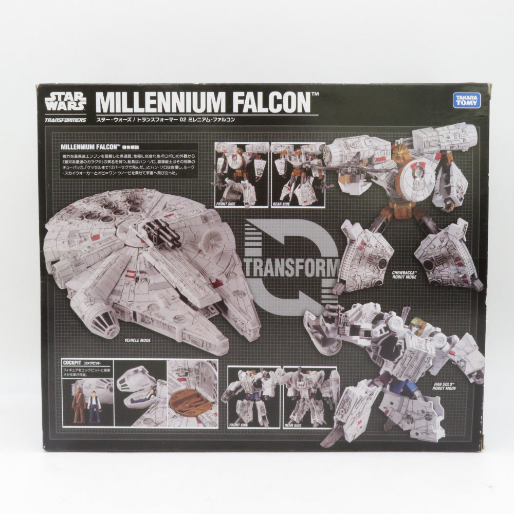 TAKARA TOMY スターウォーズ / トランスフォーマー 02 ミレニアム・ファルコン タカラトミー フィギュア