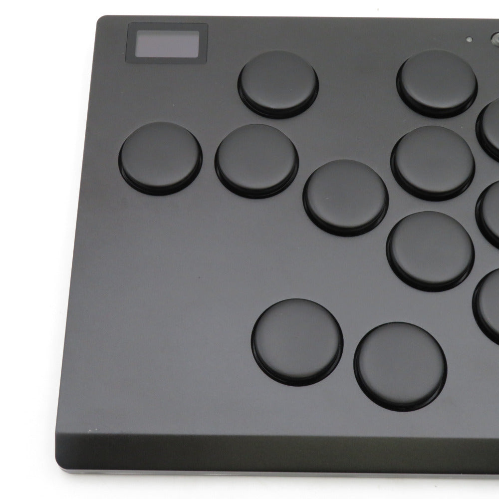 Haute42 アーケードコントローラー レバーレス M16黒 ドングルなし ゲーム周辺機器