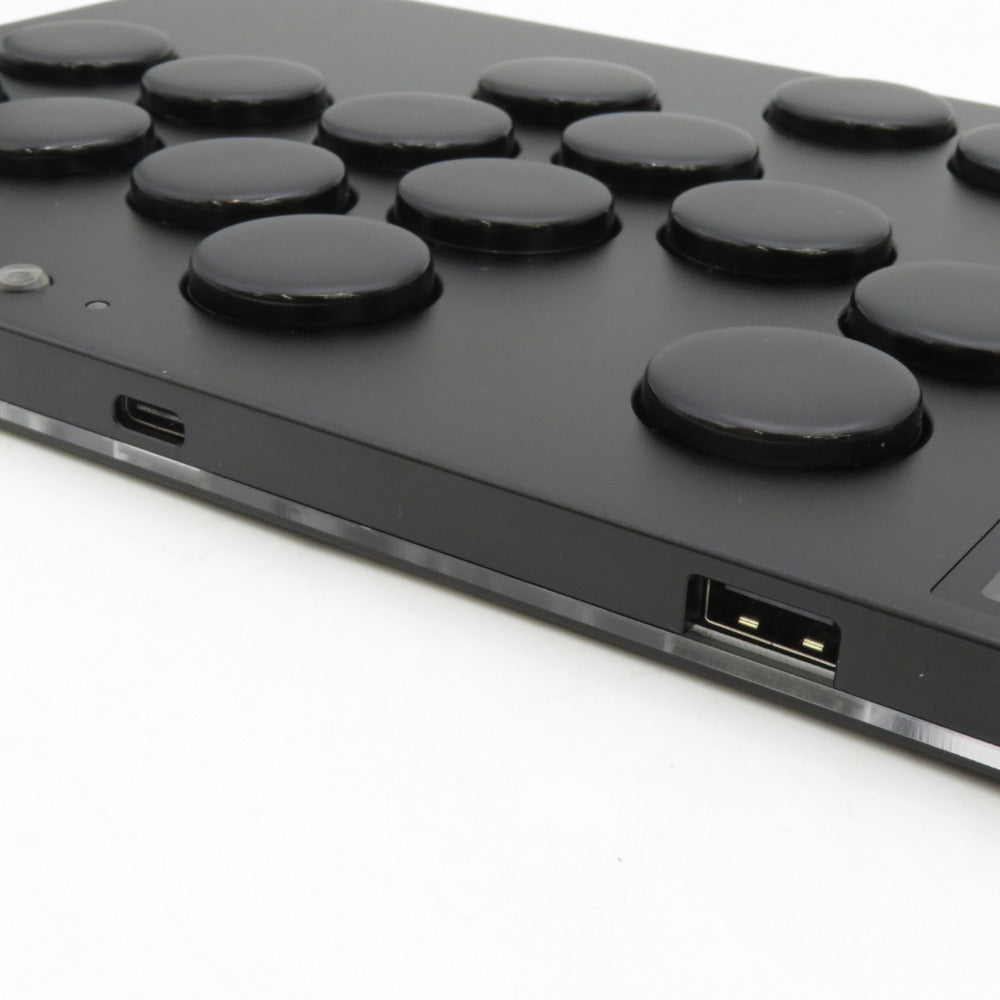 Haute42 アーケードコントローラー レバーレス M16黒 ドングルなし ゲーム周辺機器