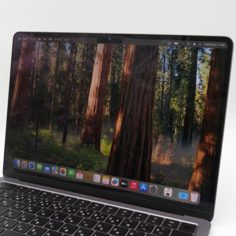 Apple Mac MacBook Air マックブックエアー Liquid Retina ディスプレイ 13.6インチ M3チップ 16GB SSD512GB MXCR3J/A スペースグレイ