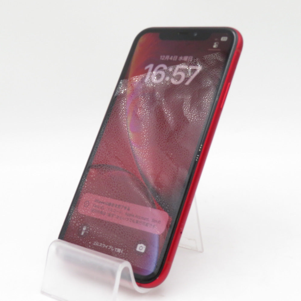 Apple [au版] iPhone XR 128GB レッド 利用制限〇 SIMロックなし 本体のみ NT0N2J/A A2106