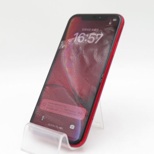 Apple [au版] iPhone XR 128GB レッド 利用制限〇 SIMロックなし 本体のみ NT0N2J/A A2106