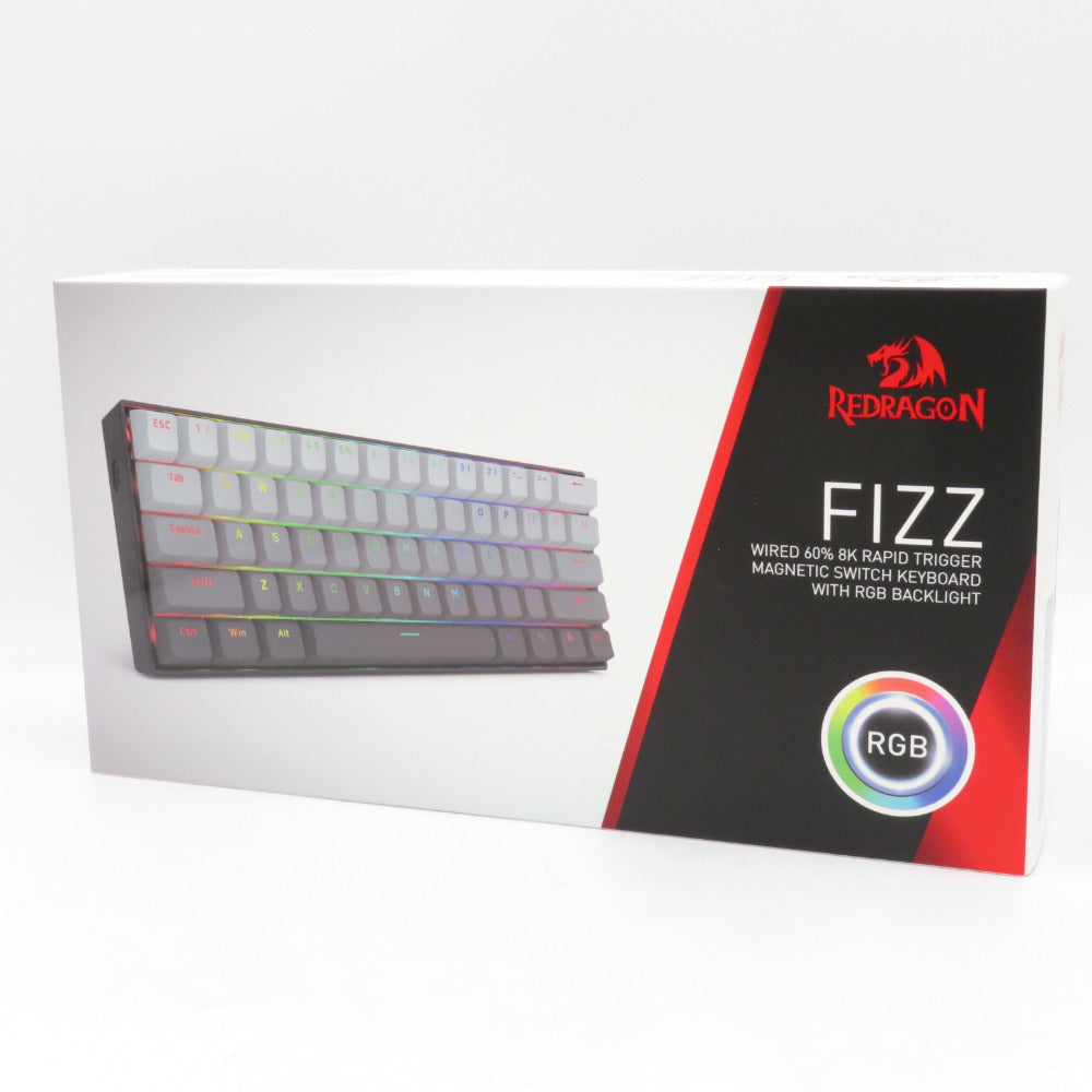 REDRAGON ゲーミングキーボード ラピッドトリガー60％キーボード 有線 英語配列 617GGB-RGB-MTI ゲーム周辺機器 未開封品
