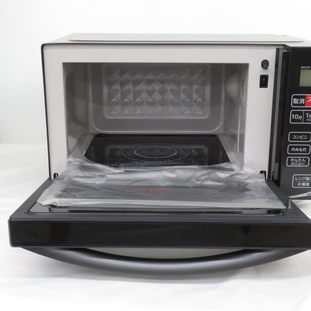 未使用品 Haier ハイアール 電子レンジ KS-MW22F18-BK Haier (ハイアール) 電子レンジ 単機能レンジ 18L ブラック KS-MW22F18