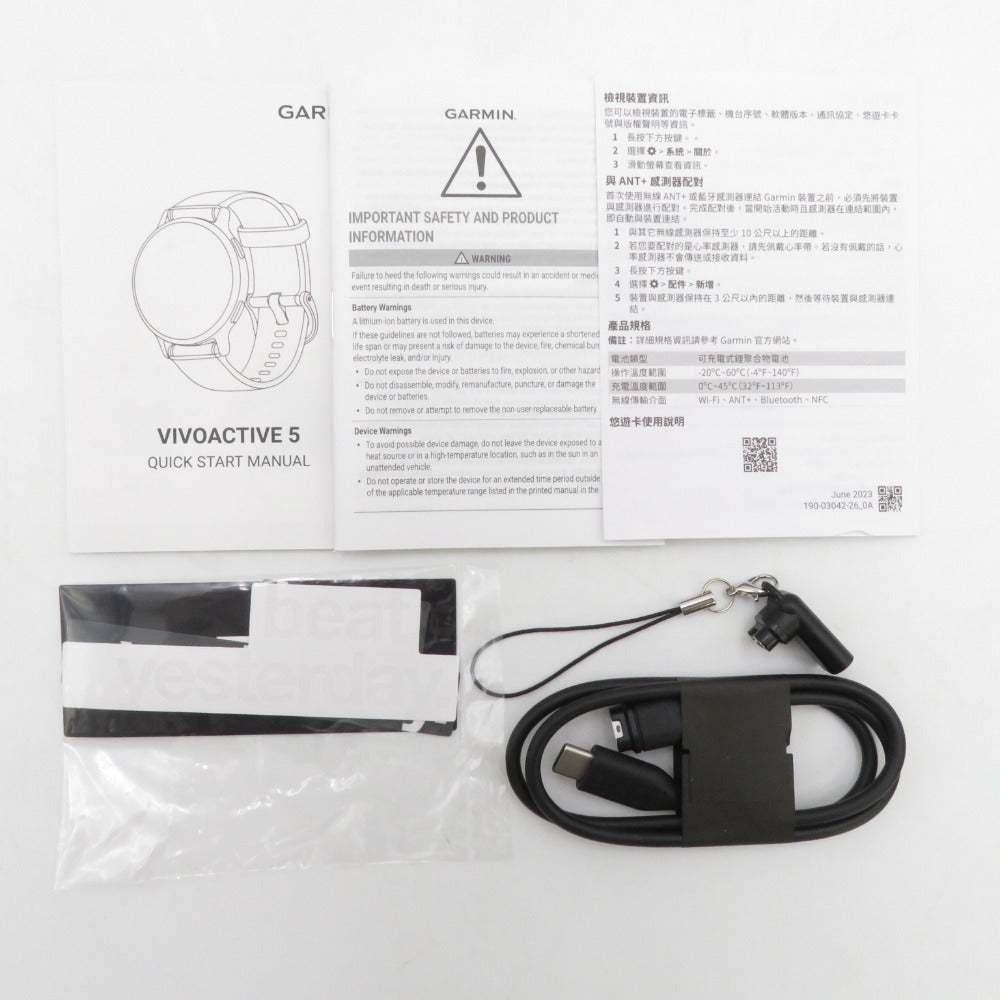 GARMIN ガーミン vivoactive 5 ヴィヴォアクティブ5 Black/Slate スマートウォッチ GPS Suica対応 010-02862-40