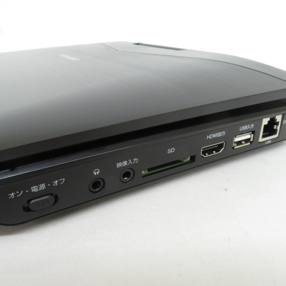 GREENHOUSE (グリーンハウス)  11.6型 ワイド液晶 ポータブルブルーレイプレーヤー GH-PBD11B-BK