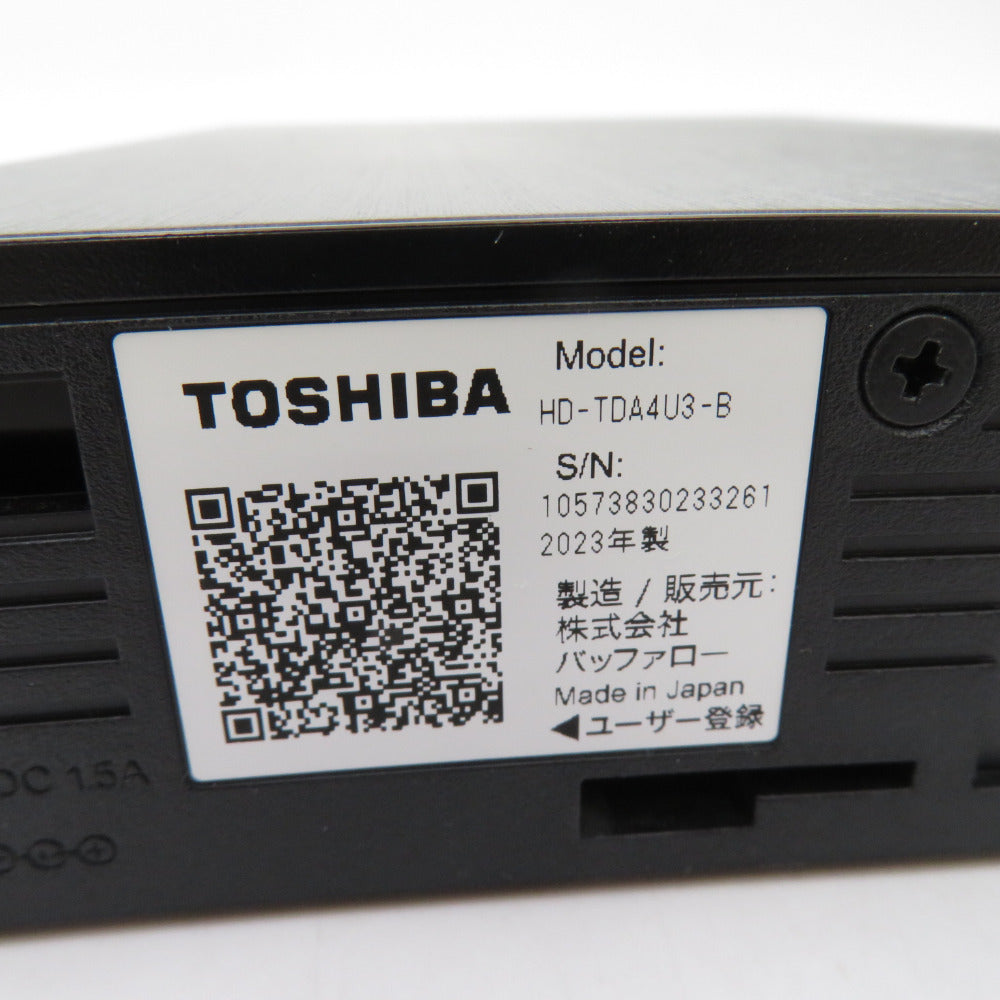 Buffalo バッファロー 外付けHDD CANVIO DESKTOP HD-TDA4U3-B