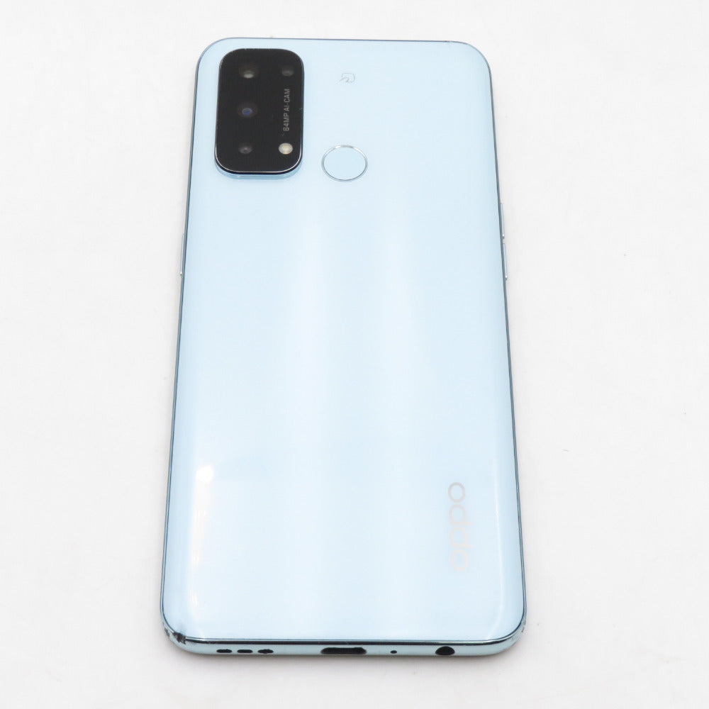 OPPO (オッポ) Androidスマホ [Yモバイル版] Reno 5 A アイスブルー 6.5インチ 利用制限〇 SIMロックなし 本体のみ A103OP