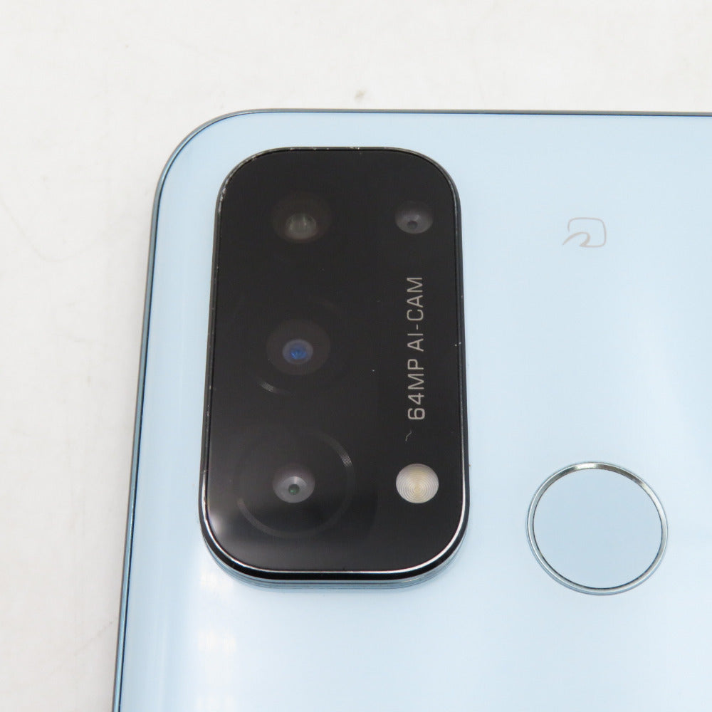 OPPO (オッポ) Androidスマホ [Yモバイル版] Reno 5 A アイスブルー 6.5インチ 利用制限〇 SIMロックなし 本体のみ A103OP