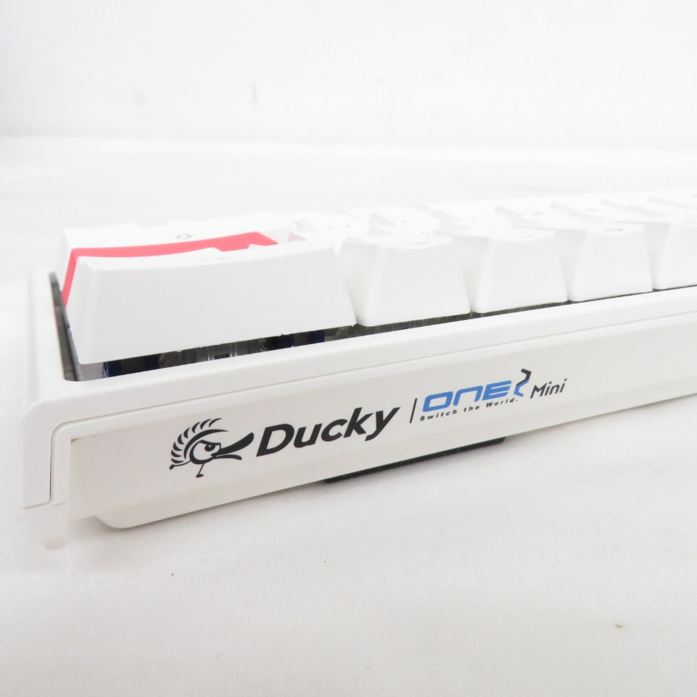 ゲーミングキーボード One2 Mini Pure White RGB DK-ONE2-RGB-MINI CherryMX Ducky ダッキー ゲーム周辺機器